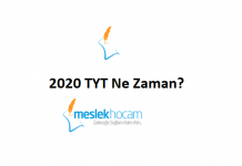 2020 TYT Ne Zaman
